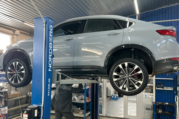 Упаковали Geely Tugella в броню 